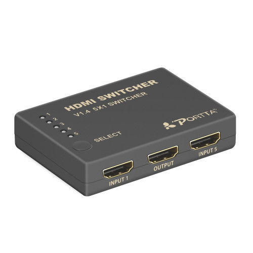 HDMI 4K Switcher 5-in-1-out